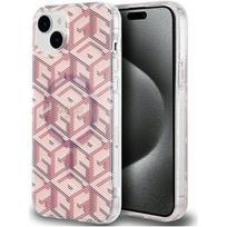 iphone 15 plus magsafe deklas - Guess "IML GCube MagSafe Case iPhone 15 Plus/ 14 Plus" Pink - 1 nuotrauka