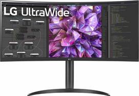 curved monitorius - LG 34WQ75C-B - 1 nuotrauka