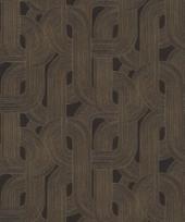 Tapetai Rasch Wall 868104, viniliniai, ruda/aukso/juoda