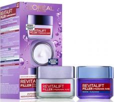 Veido kremų rinkinys L'Oréal Paris Revitalift filler: dieninis kremas, 50 ml + naktinis kremas, 50 ml