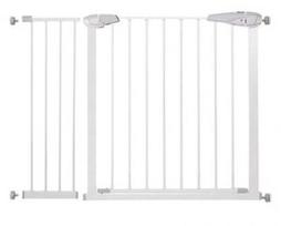 apsauginiai varteliai - Saugumo varteliai Springos Safety Gate, 113 cm, 76 cm, plastikas/metalas, balta - 1 nuotrauka