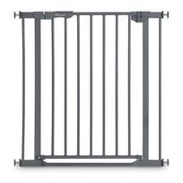 hauck vartel - Hauck Clear Step Autoclose 2 apsauginiai vartai, 75 - 80 cm, pilki - 2 nuotrauka