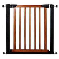 Saugumo varteliai Springos Safety Gate, 110 cm, 74 cm, medis/metalas, ruda/juoda