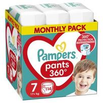 Sauskelnės-kelnaitės Pampers, 7 dydis, 114 vnt.