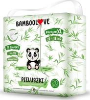 12 18 - Sauskelnės Bamboolove Diapers, XL dydis, 12 - 18 kg, 20 vnt. - 2 nuotrauka