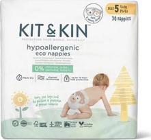 Sauskelnės Kit & Kin Eco Diapers, 5 dydis, 12 kg, 30 vnt.
