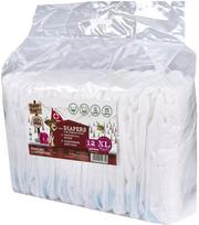 sunu tualetas - Sauskelnės šunims Barry King, XL, 12 vnt. - 2 nuotrauka