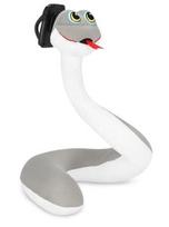 Pagalvė Spokey Serpente, 80 cm x 30 cm, balta/pilka, 450 g