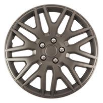 Ratų gaubtas (kalpokas) 1 vnt. DAKAR NC R16 graphite with chrome nuts
