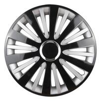 Ratų gaubtas (kalpokas) 1 vnt. FALCON R16 black&silver