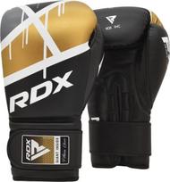 bokso pirstines - Bokso pirštinės RDX F7 BGR-F7BGL-14OZ, aukso/juoda, 14 oz - 2 nuotrauka