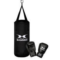 boksas maisas - Bokso maišas Hammer FIT Boxing Set Junior, juoda - 2 nuotrauka