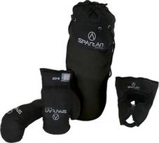 bokso letenos - Rinkinys Spartan Boxing Set 1 kg bag + helmet + gloves Assorted - 1 nuotrauka