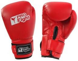 raudonos pirstines - Bokso pirštinės ProFight Boxing Gloves, raudona, 12 oz - 1 nuotrauka