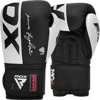 bokso pirstines 16 oz - Bokso pirštinės RDX F4 BGR-F4B-16OZ, balta/juoda, 16 oz - 1 nuotrauka