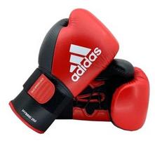 Bokso pirštinės Adidas Hybrid 250, juoda/raudona, 14 oz