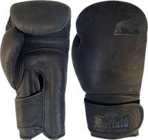 "Buffalo" odos bokso pirštinės juodos 14oz