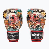 Bokso pirštinės Top King Boxing Culture black/red TKBGCT-2C2