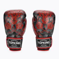 Bokso pirštinės Top King Boxing Dragon red/black
