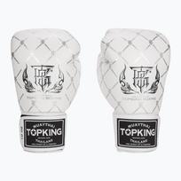 Bokso pirštinės Top King Boxing Chain white/silver