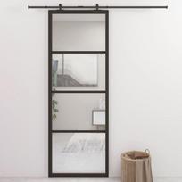 Stumdomos durys vidaXL 76x205 cm