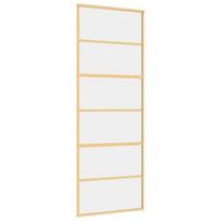 Stumdomos durys auksinės 76x205cm