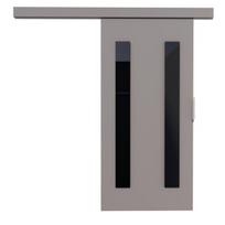 Stumdomos durys nišai ADRK Furniture Hers 106, pilkos