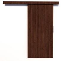 Stumdomos durys nišai ADRK Furniture Pixi 96, rudos