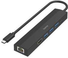 hdmi 2.1 usb c - HAMA USB-C Hub Multiport 6 Ports - 1 nuotrauka