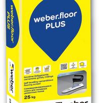 Savaime išsilyginantis grindų mišinys WEBER.FLOOR PLUS, storis 2- 30 mm, 25 kg, 1001378
