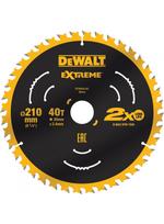 diska pjovimo - DeWalt DT20433-QZ; 210 mm; Z40 - 3 nuotrauka
