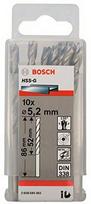 Grąžtas metalui Bosch; HSS-G; 5,2x86 mm; 10 vnt.