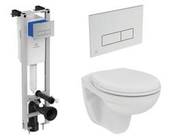 Komplektas pakabinamo klozeto Ideal Standard WC EUROVIT Rimless