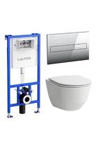 laufen pro rimless - Unitazo komplektas su rėmu pro rimless - 1 nuotrauka
