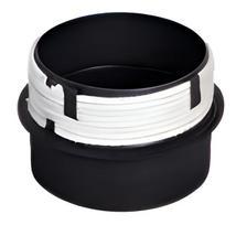 Perėjimas prie keraminio kamino, pagaminto iš storo juodo plieno. Storis 2 mm Dydis 120 x 120 mm