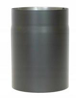 vamzdis 120 mm - Juodas plieninis kamino vamzdis 120 mm 25 cm - 1 nuotrauka