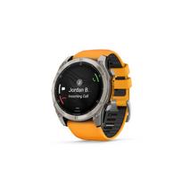 spark - Garmin Fenix 8 Sapphire 51mm Titanium/Spark Orange Graphite - 2 nuotrauka