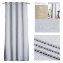 Naktinė užuolaida AmeliaHome Clear, baltos/pilkos, 140 cm x 250 cm