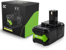 Green Cell baterija, skirta Ryobi ONE+ 18V 4Ah RB18L40