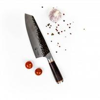         Kaltinis serbiškas Santoku peilis 18cm BARBARIAN By KATANAIMI        
