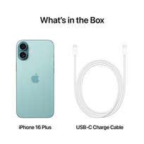 mobilus telefonai 512gb - Apple iPhone 16 Plus 512GB Teal (Žalias) - 5 nuotrauka