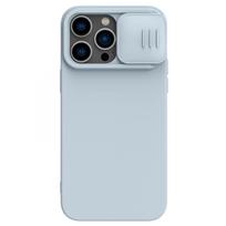 iphone 14 silikoninis deklas - Nillkin CamShield Silky Magnetic Silicone Apple iPhone 14 Pro Max pilkas - 1 nuotrauka