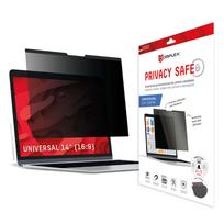 magnetine plevele - Universal Privacy Safe Glass 14", 16:9 By Displex Transparent - 1 nuotrauka