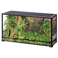 REPTI PLANET sulankstomas stiklinis terariumas, stumdomos durelės 120x45x60cm