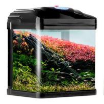 Akvariumas žuvims ir krevetėms Sunsun Pika-Pika AquaKids 3L, juodas, su įranga