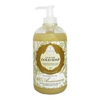 skysto muilo veido - Skystas rankų ir veido muilas Nesti Dante Luxury Gold Soap, 500 ml - 2 nuotrauka