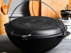 4 l Ketaus kazanas Asian Lid-Pan