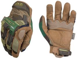 Darbo pirštinės pirštuotos Mechanix Wear M-Pact Woodland Camo MPT-77-012, tekstilė/dirbtinė oda/nailonas, ruda/žalia, XXL, 2 vnt.
