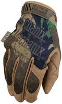 pirstines mechanix the original - Darbo pirštinės pirštuotos Mechanix Wear The Original Woodland Camo MG-77-008, dirbtinė oda, ruda/žalia, S, 2 vnt. - 1 nuotrauka