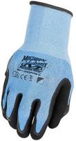 Darbo pirštinės pirštuotos Mechanix Wear SpeedKnit CoolMax S1CB-03-008, tekstilė/lateksas, mėlyna/juoda, M, 2 vnt.